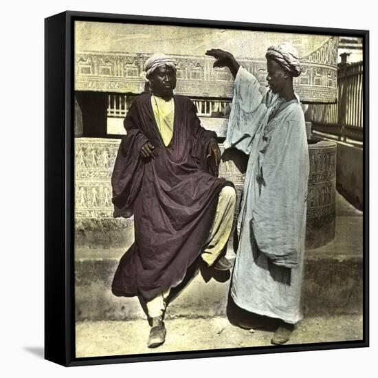 Berber Servants in Alexandria (Egypt)-Leon, Levy et Fils-Framed Stretched Canvas