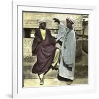 Berber Servants in Alexandria (Egypt)-Leon, Levy et Fils-Framed Photographic Print