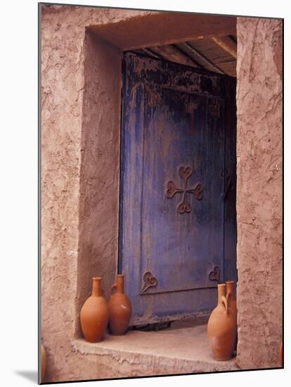 Berber Village Doorway, Morocco-Darrell Gulin-Mounted Photographic Print