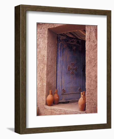 Berber Village Doorway, Morocco-Darrell Gulin-Framed Photographic Print