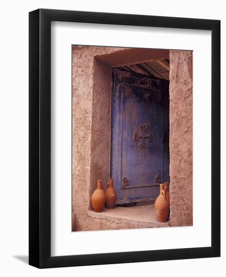 Berber Village Doorway, Morocco-Darrell Gulin-Framed Photographic Print