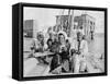 Berberin Boatmen, Flooded Isle of Philae, Egypt, C1922-Donald Mcleish-Framed Stretched Canvas