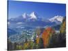 Berchtesgaden and Mount Watzmann-Walter Geiersperger-Stretched Canvas