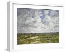 Berck, Cloudy Landscape, 1882-Eugene Louis Boudin-Framed Giclee Print