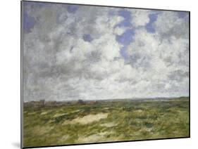 Berck, Cloudy Landscape, 1882-Eugene Louis Boudin-Mounted Giclee Print