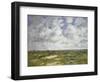 Berck, Cloudy Landscape, 1882-Eugene Louis Boudin-Framed Giclee Print