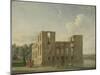 Berckenrode Castle in Heemstede after the Fire-Jan ten Compe-Mounted Art Print