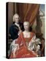 Berend Van Iddekinge with His Wife and their Son-Philip van Dijk-Stretched Canvas