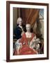 Berend Van Iddekinge with His Wife and their Son-Philip van Dijk-Framed Art Print