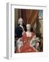 Berend Van Iddekinge with His Wife and their Son-Philip van Dijk-Framed Art Print