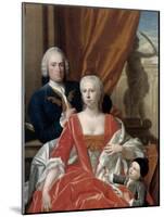 Berend Van Iddekinge with His Wife and their Son-Philip van Dijk-Mounted Art Print