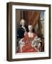 Berend Van Iddekinge with His Wife and their Son-Philip van Dijk-Framed Art Print