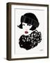 Beret and Scarf II-Anne Tavoletti-Framed Art Print