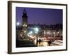 Bergamo at Dusk, Lombardy, Italy, Europe-Vincenzo Lombardo-Framed Photographic Print