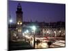 Bergamo at Dusk, Lombardy, Italy, Europe-Vincenzo Lombardo-Mounted Photographic Print