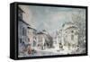 Bergamo-Milan Stagecoach, 1812, Italy, 19th Century-null-Framed Stretched Canvas