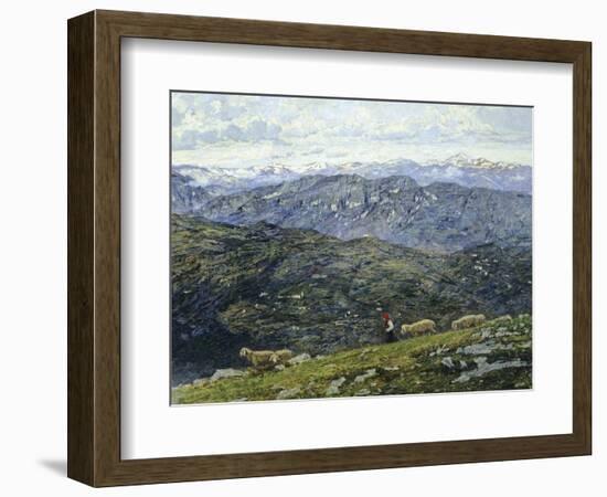 Bergamo Pre-Alps, 1896-Filippo Carcano-Framed Giclee Print