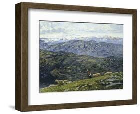 Bergamo Pre-Alps, 1896-Filippo Carcano-Framed Giclee Print