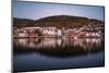Bergen Harbor In Reflection-Belinda Shi-Mounted Photographic Print