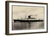 Bergen Line, Leda, Fitted with Stabilizers, Dampfer-null-Framed Giclee Print