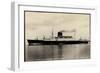 Bergen Line, Leda, Fitted with Stabilizers, Dampfer-null-Framed Giclee Print