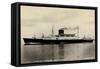 Bergen Line, Leda, Fitted with Stabilizers, Dampfer-null-Framed Stretched Canvas