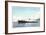 Bergen Line, M.S. Nordlys, Dampfer an Der Küste-null-Framed Giclee Print