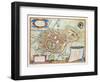 Bergen, Netherlands, 1649-Joan Blaeu-Framed Giclee Print