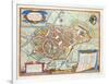 Bergen, Netherlands, 1649-Joan Blaeu-Framed Giclee Print