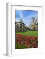 Bergen, Norway, Music Pavilion Colorful Gazebo with Flowers, Downtown-Bill Bachmann-Framed Photographic Print