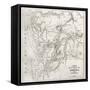 Bergen Peninsula Old Map-marzolino-Framed Stretched Canvas