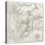 Bergen Peninsula Old Map-marzolino-Stretched Canvas