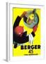 Berger 45 Vintage Poster - Europe-Lantern Press-Framed Art Print