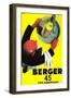 Berger 45 Vintage Poster - Europe-Lantern Press-Framed Art Print