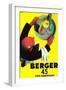 Berger 45 Vintage Poster - Europe-Lantern Press-Framed Art Print