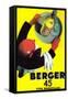 Berger 45 Vintage Poster - Europe-Lantern Press-Framed Stretched Canvas