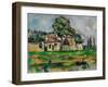 Berges De La Marne  (Banks of the Marne) Peinture De Paul Cezanne (1839-1906) - Vers 1888 - Oil On-Paul Cezanne-Framed Giclee Print