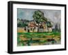 Berges De La Marne  (Banks of the Marne) Peinture De Paul Cezanne (1839-1906) - Vers 1888 - Oil On-Paul Cezanne-Framed Giclee Print