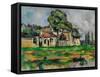 Berges De La Marne  (Banks of the Marne) Peinture De Paul Cezanne (1839-1906) - Vers 1888 - Oil On-Paul Cezanne-Framed Stretched Canvas