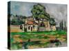 Berges De La Marne  (Banks of the Marne) Peinture De Paul Cezanne (1839-1906) - Vers 1888 - Oil On-Paul Cezanne-Stretched Canvas