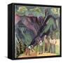 Bergheuer-Ernst Ludwig Kirchner-Framed Stretched Canvas