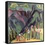 Bergheuer-Ernst Ludwig Kirchner-Framed Stretched Canvas