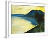 Bergsee at Sunset; Bergsee Am Sonnenuntergang-Lesser Ury-Framed Giclee Print