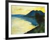 Bergsee at Sunset; Bergsee Am Sonnenuntergang-Lesser Ury-Framed Giclee Print