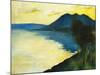 Bergsee at Sunset; Bergsee Am Sonnenuntergang-Lesser Ury-Mounted Giclee Print