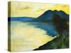 Bergsee at Sunset; Bergsee Am Sonnenuntergang-Lesser Ury-Stretched Canvas