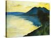 Bergsee at Sunset; Bergsee Am Sonnenuntergang-Lesser Ury-Stretched Canvas