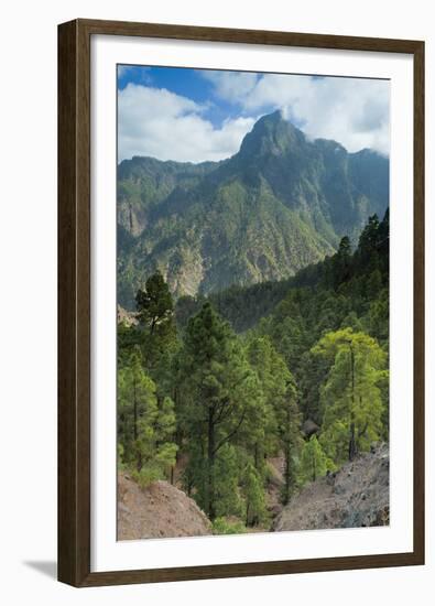 Berjenado Peak, Caldera De Taburiente Np, La Palma, Canary Islands, Spain, March 2009-Relanzón-Framed Premium Photographic Print