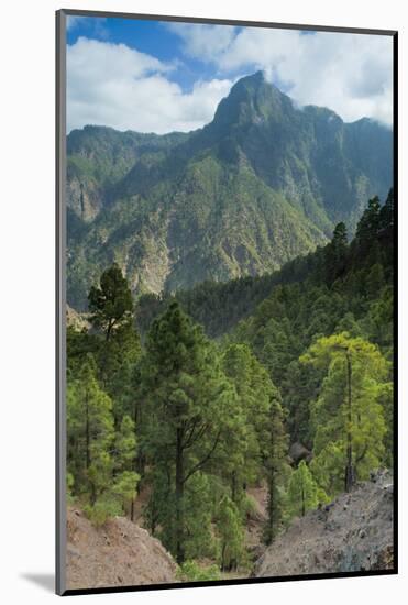 Berjenado Peak, Caldera De Taburiente Np, La Palma, Canary Islands, Spain, March 2009-Relanzón-Mounted Photographic Print