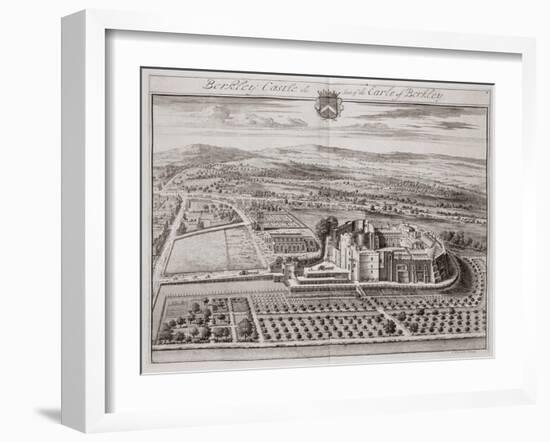 Berkeley Castle, Seat of the Earl of Berkeley-Johannes Kip-Framed Giclee Print